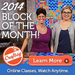 FREE Block of the Month class at Craftsy.com