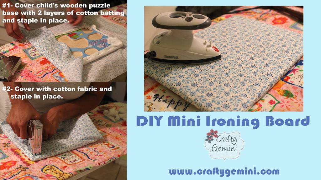 How to Make a mini ironing board cover - Dear Handmade Life