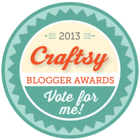 Vote for me for Craftsy's blogger awards!