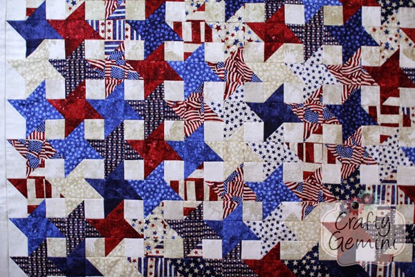 stars of valor patriotic quilt