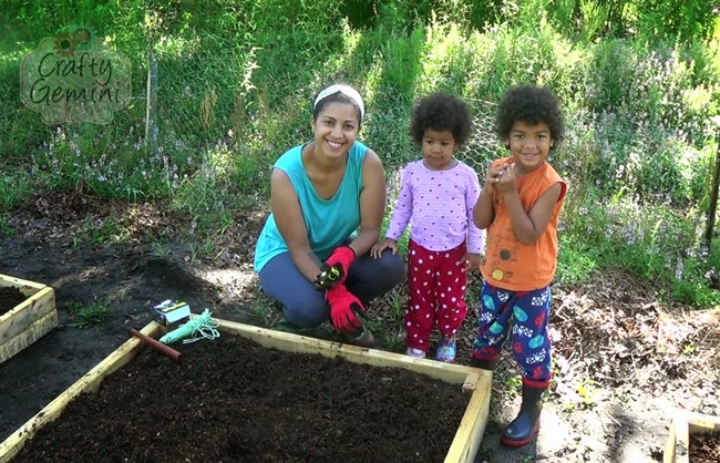 square foot gardening with kids