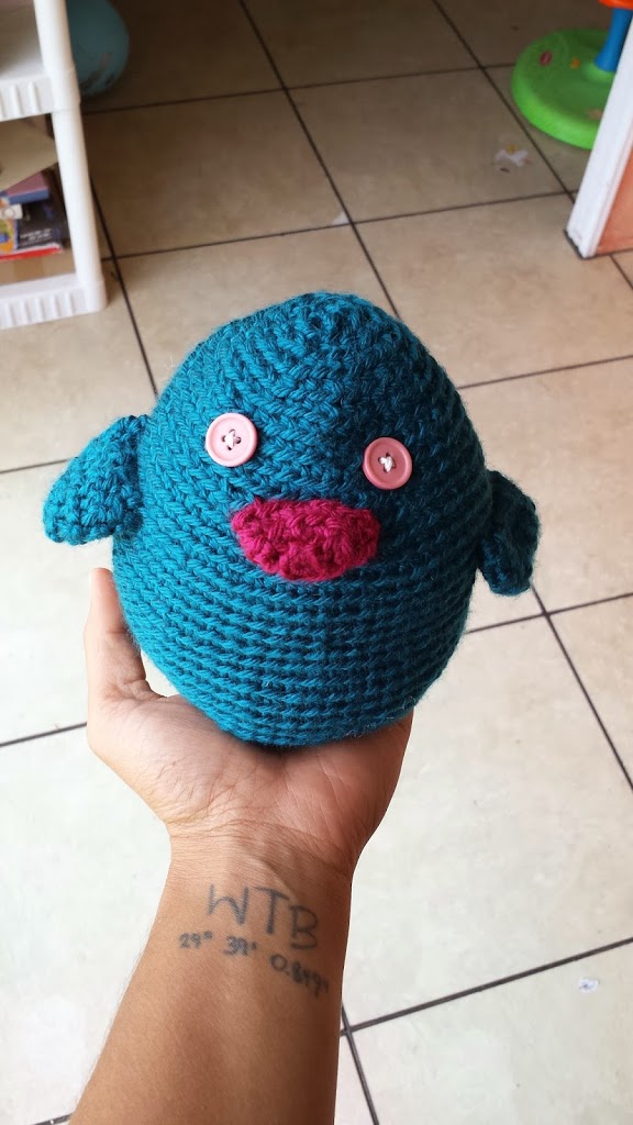 crochet amigurumi bird toy