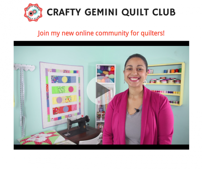 crafty gemini quilt club pre-sale 