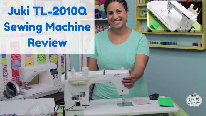 juki tl-2010q sewing machine video review by crafty gemini