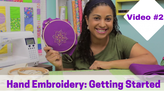 hand embroider basics getting started video tutorial by crafty gemini