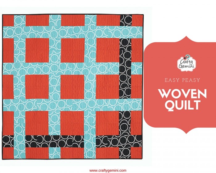 woven quilt design by crafty gemini