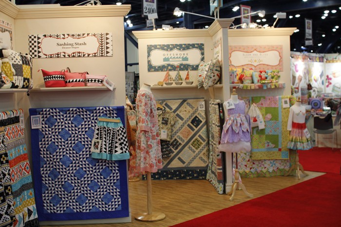 riley blake booth at fall 2015 quilt market