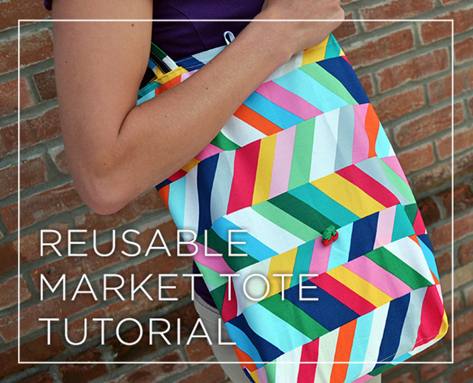 Reusable Market Tote Bag Video Tutorial Crafty Gemini