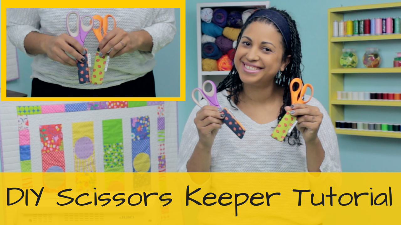 DIY scissors keeper case shield by crafty gemini