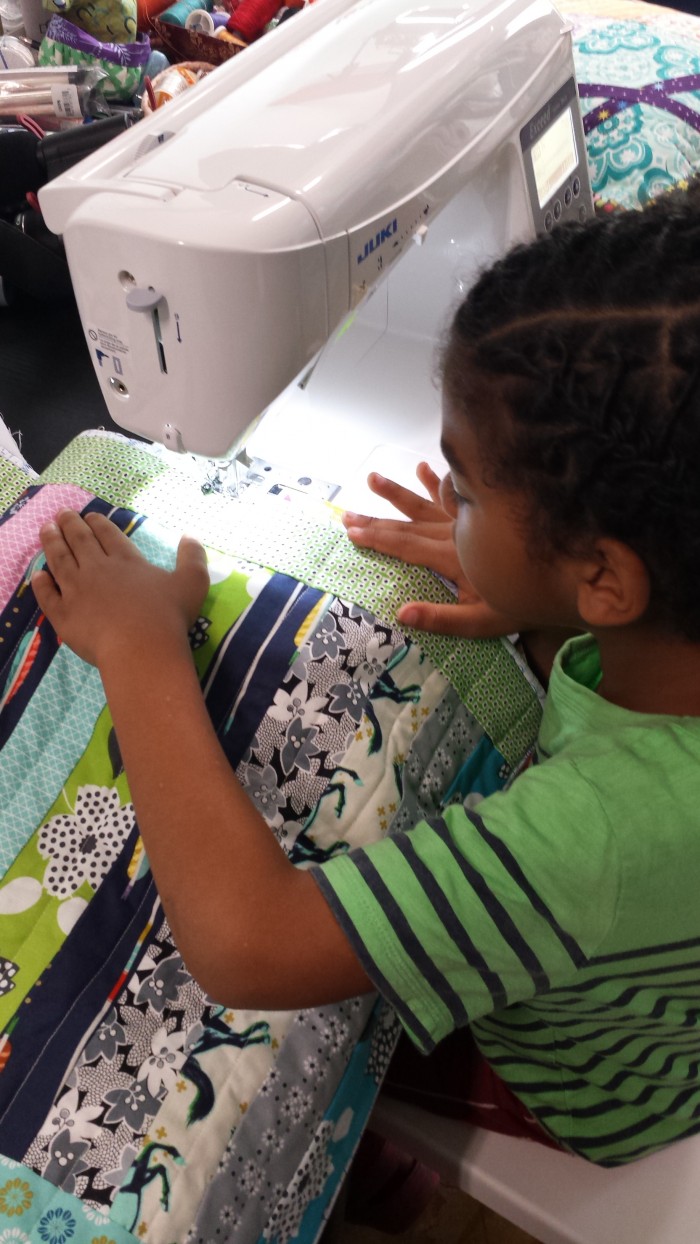 Jonathan quilt binding