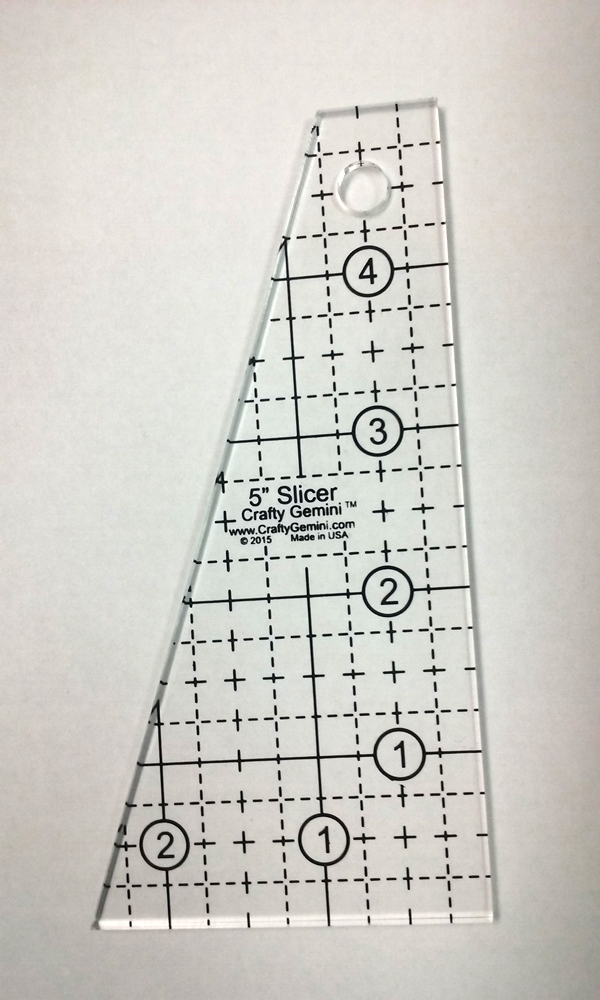 5" Slicer Quilting Ruler & Template Crafty Gemini