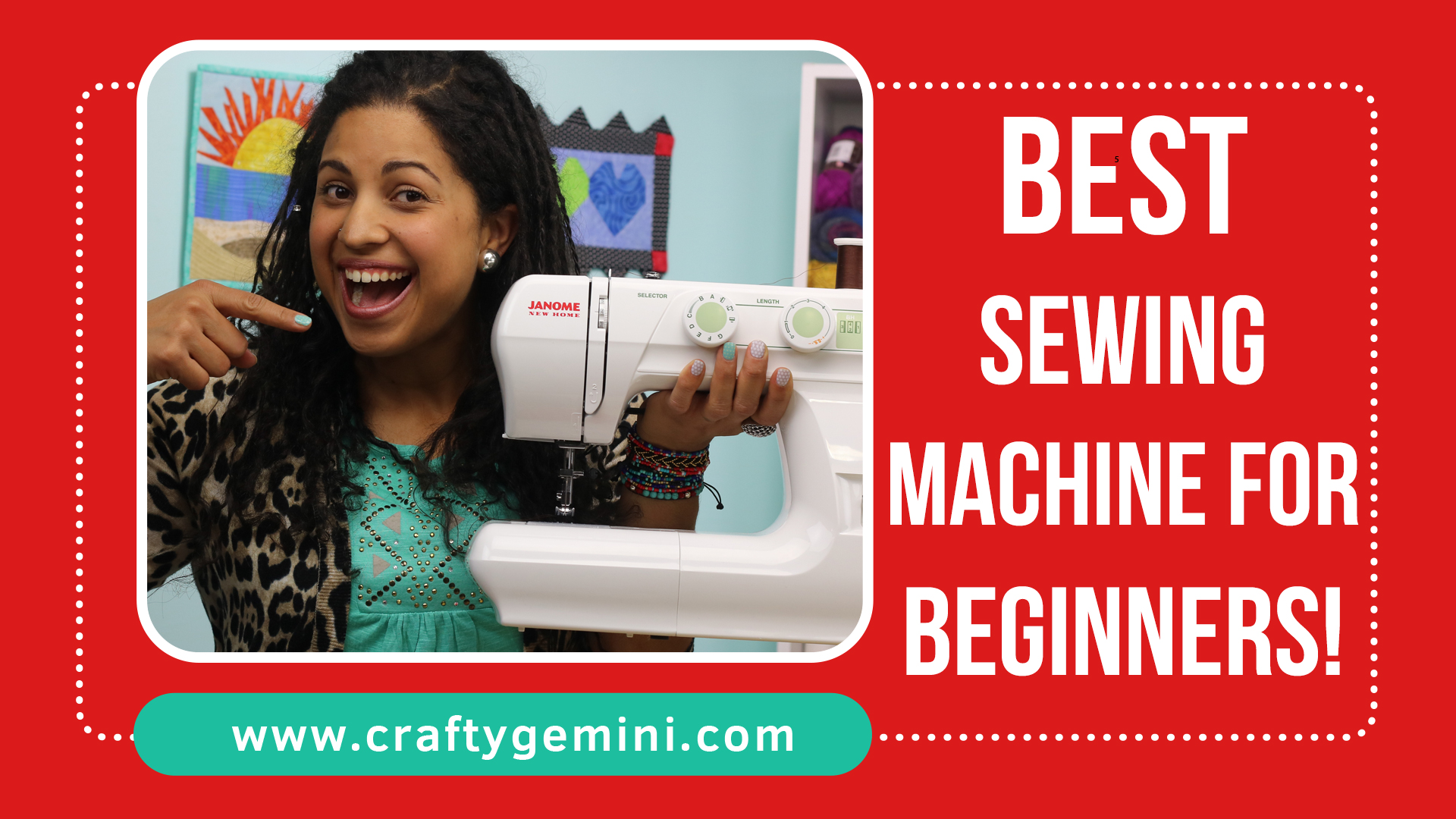 best sewing machine for beginners viideo review of janome 2212 by the crafty gemini