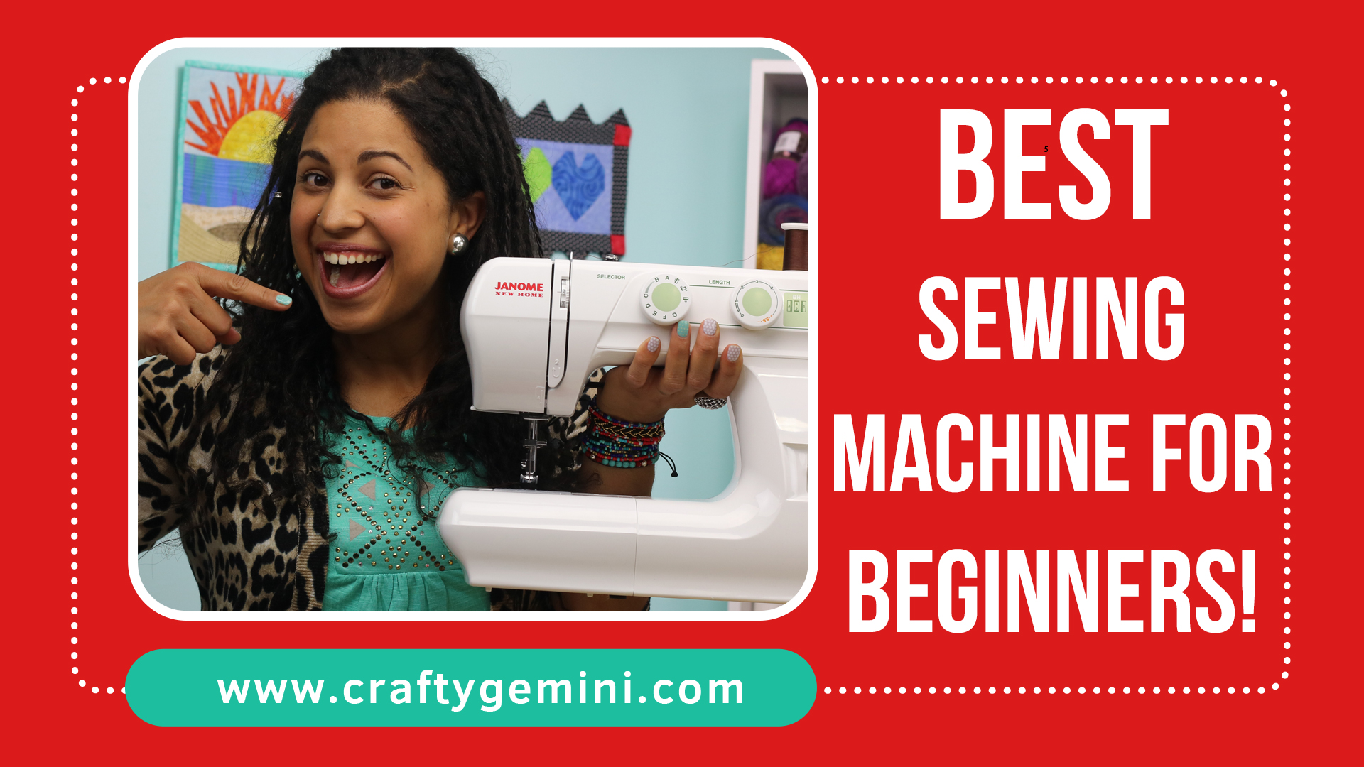 JUKI TL-2010Q Sewing Machine Video Review - Crafty Gemini