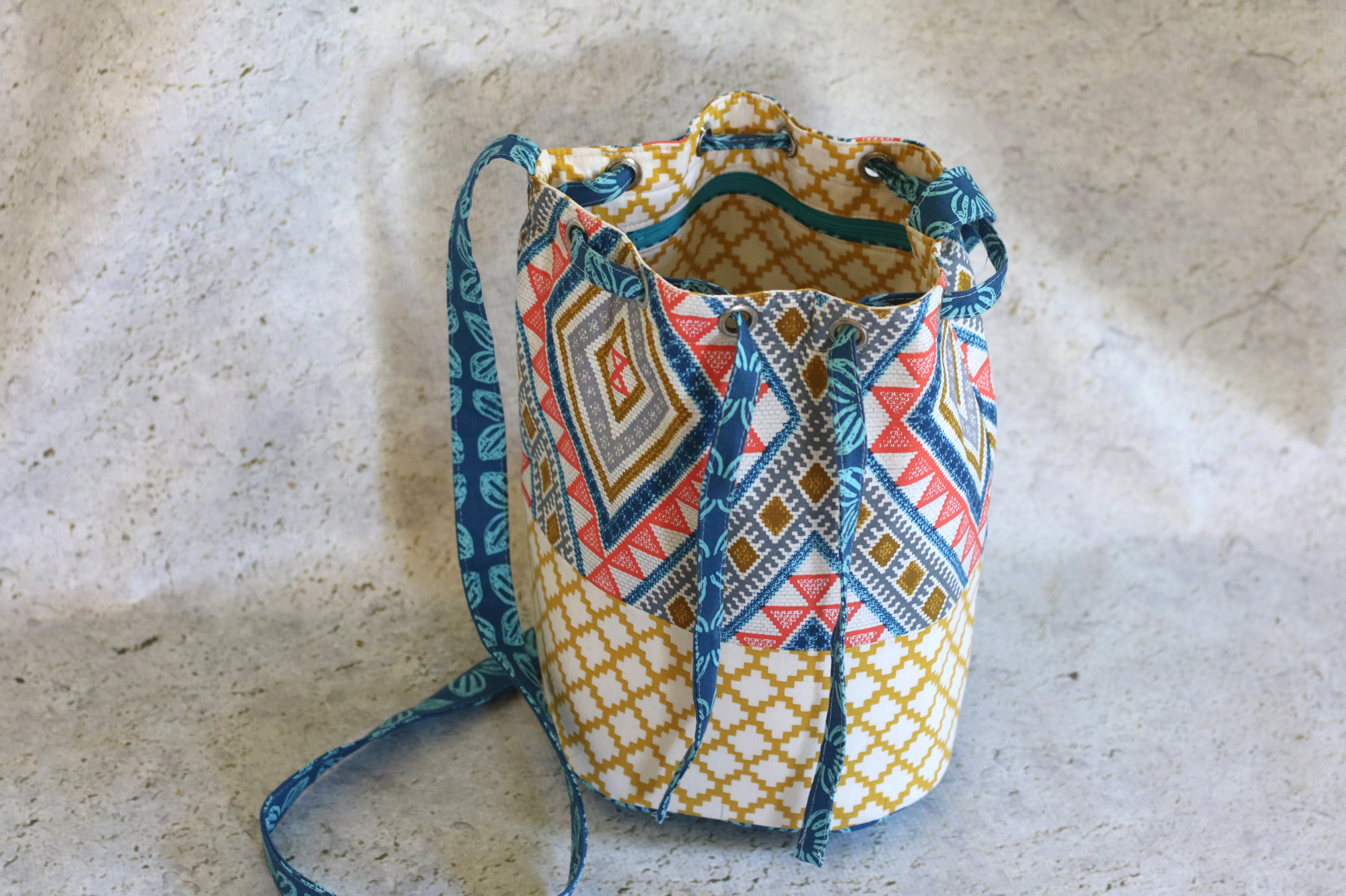 bucket handbag pattern