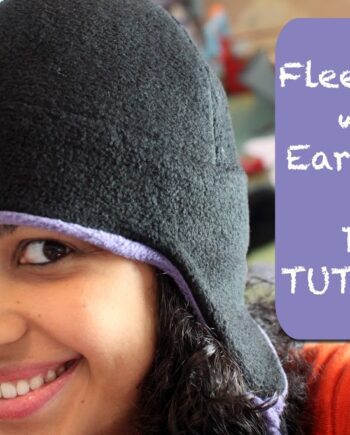 Fleece Hat with Ear Flaps- PDF pattern