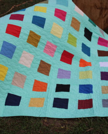 confetti charm quilt by crafty gemini