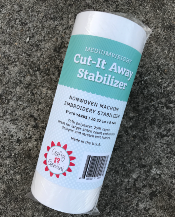 Wash Away Stabilizer for Embroidery, $7.50