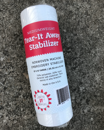 Wash Away Stabilizer for Embroidery, $7.50