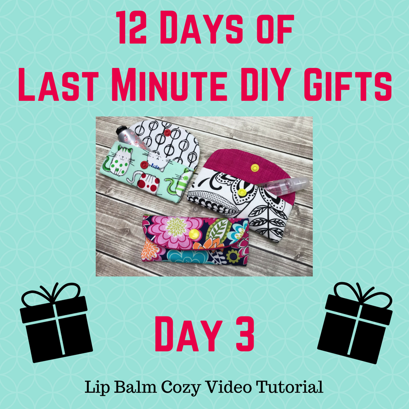 12 Days ofLast Minute Gifts lip balm cozy crafty gemini