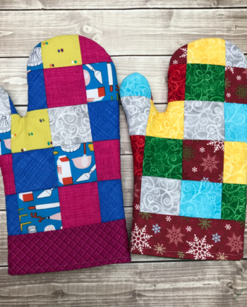 patchwork oven mitt crafty gemini