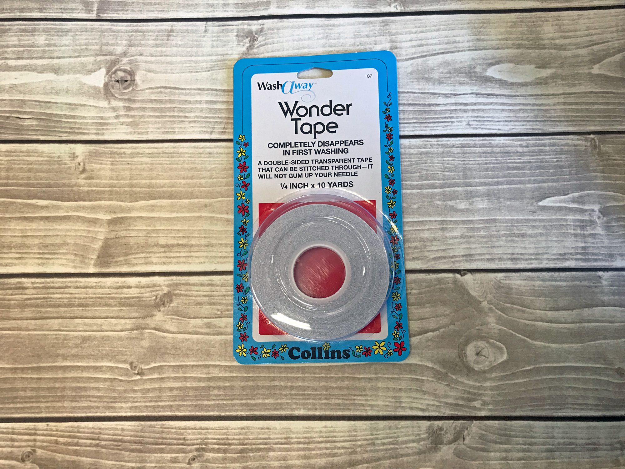 Wash Away Wonder Tape 1/4″ x 10 yd Crafty Gemini