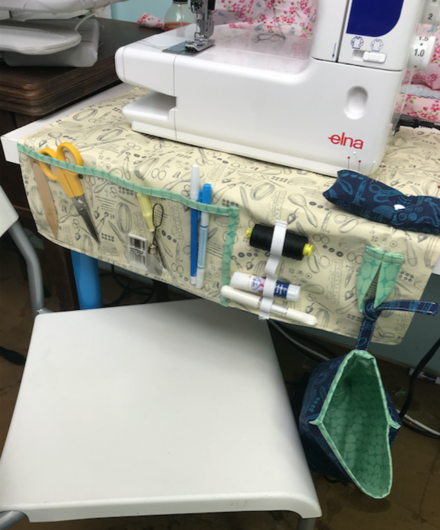 Sewing Machine Mat For Table With Pockets Waterproof Sewing - Temu