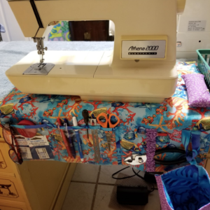 Sewing Machine Table Mat & Organizer - PDF & Video Course - Crafty