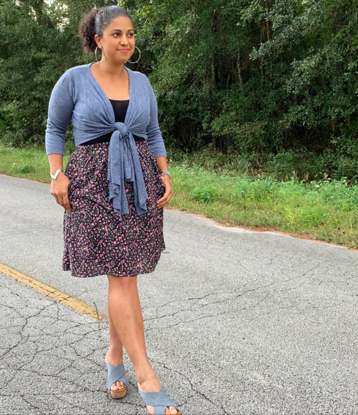 everyday skirt sewing pattern by liesl & co