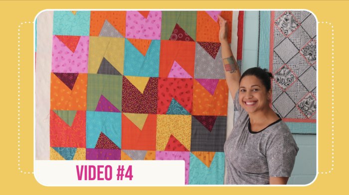 samosa quilt along video #4 by crafty gemini