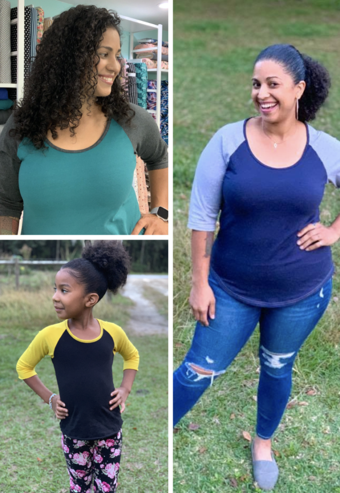 raglan tee online class with crafty gemini