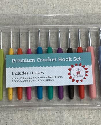 crochet hook set by crafty gemini