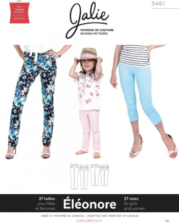 jalie 3461 eleonore pull on jeans sewing pattern