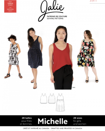 jalie 3911- michelle and dress sewing pattern