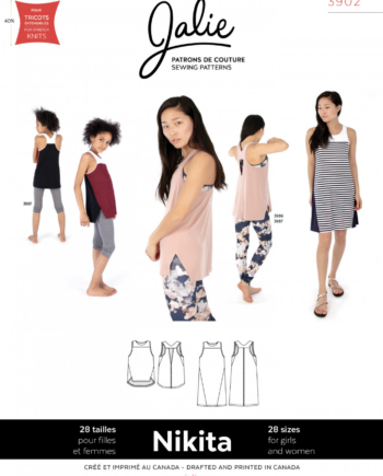 jalie 3902 nikita tank and swing dress sewing pattern