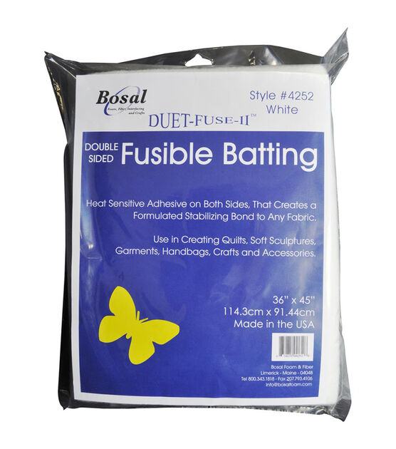 Bosal Single Sided Light Fusible Batting