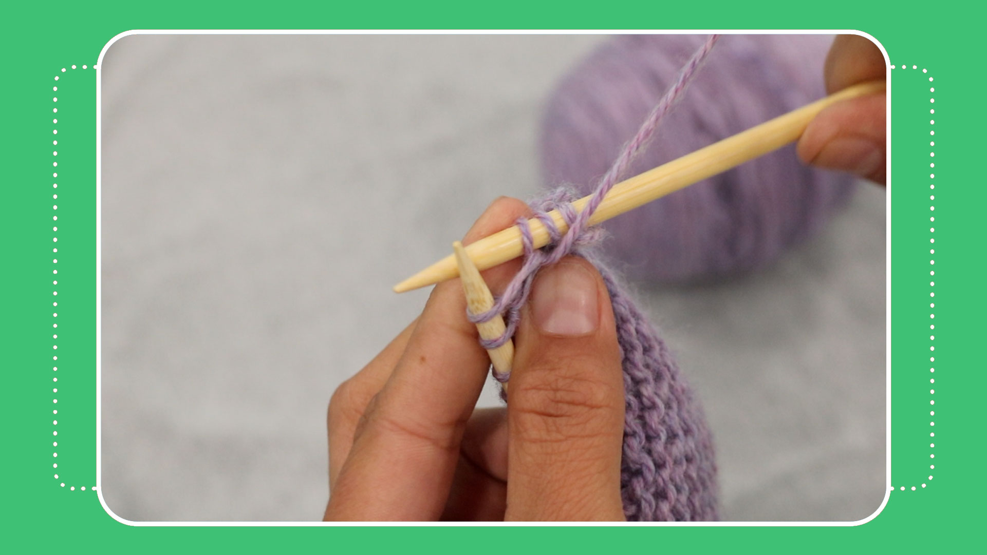 how to purl stitch- knitting for beginners by crafty gemini