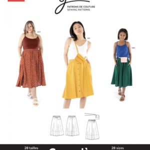 Jalie 4017- GENEVIÈVE Pull-on Gathered Skirt Crafty Gemini