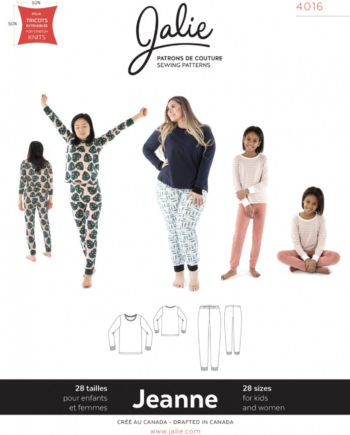 Sewing Pattern Jalie 4018 - RENÉE Ponte Pants