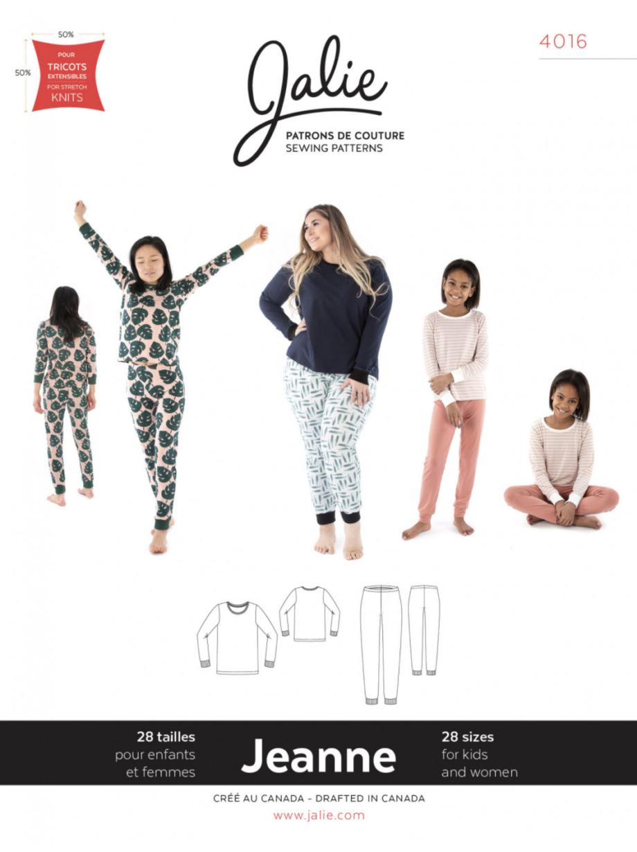 jalie 4016 JEANNE Knit PJ Set