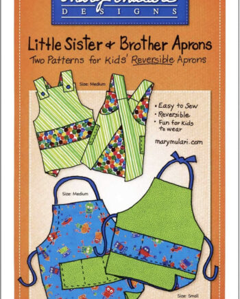 Little Sis and Bro Aprons Patterns by Mary Mulari
