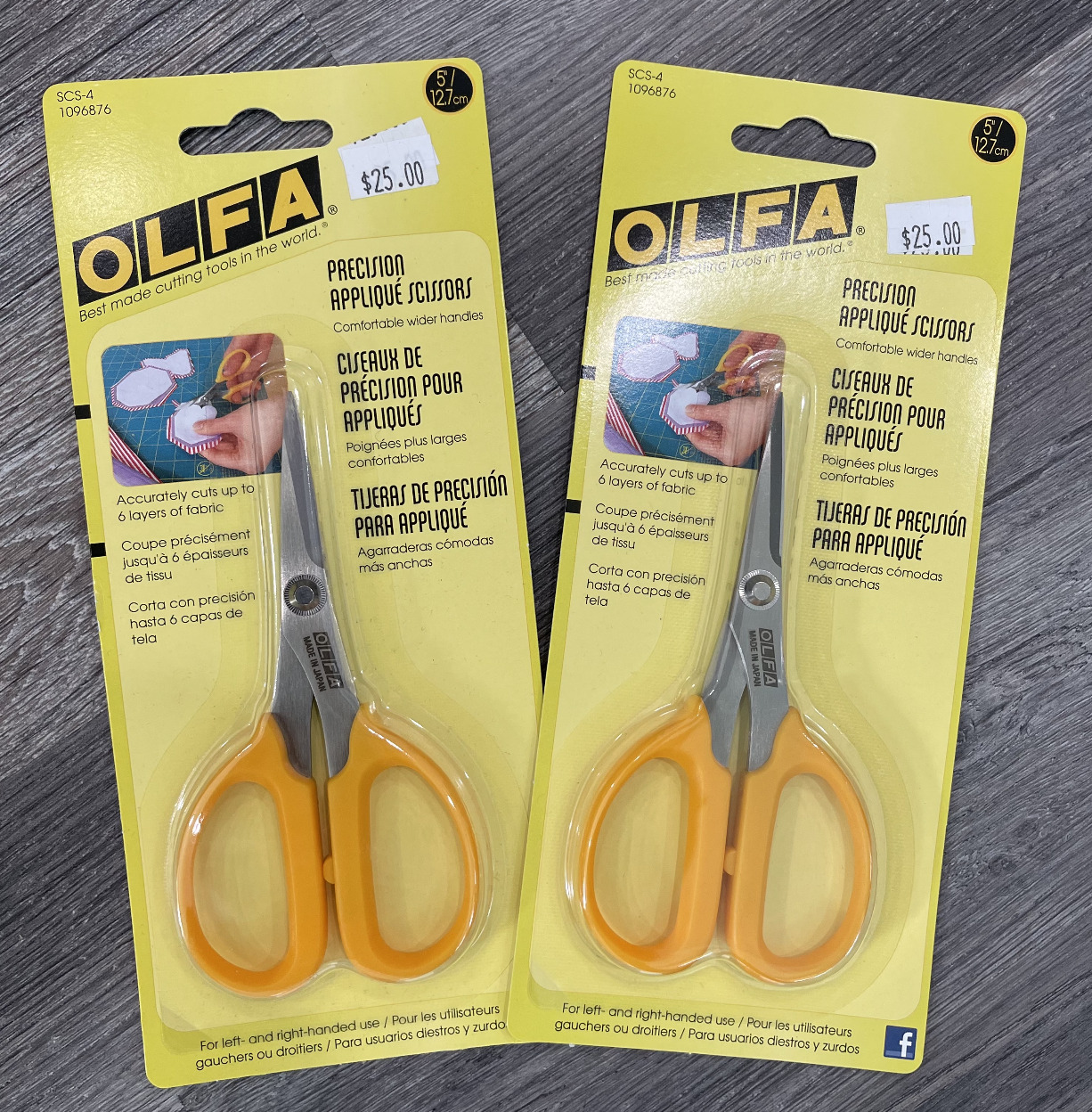 Olfa 5 Precision Applique Scissors, Olfa #SCS-4