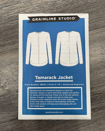 grainline studio tamarack jacket sewing pattern