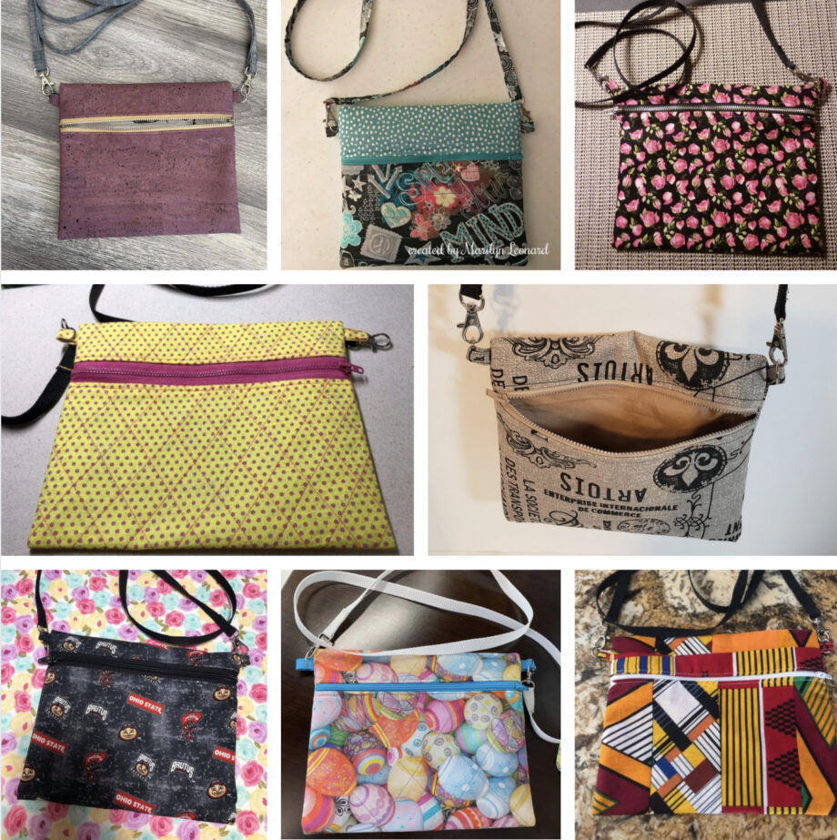 stroll crossbody collage