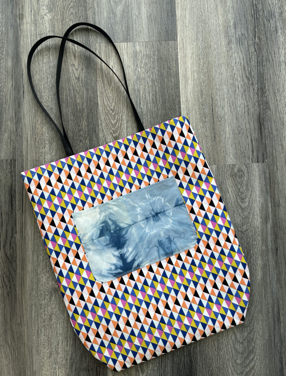 round bottom tote bag by crafty gemini