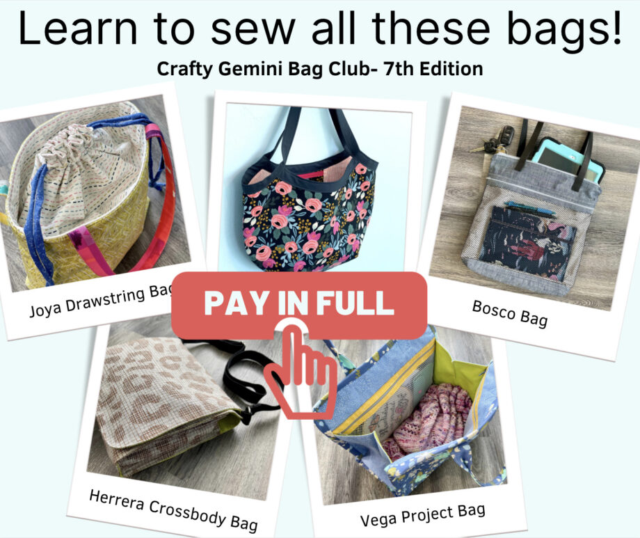 pay in full crafty gemini bag club 7th edition