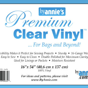 Clear Vinyl, 16 Gauge- 16 x 54 roll - Crafty Gemini