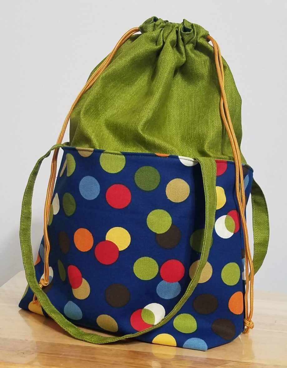 joys drawstring bag by crafty gemini