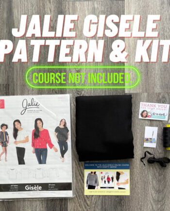 Jalie Gisele pattern and kit by crafty gemini