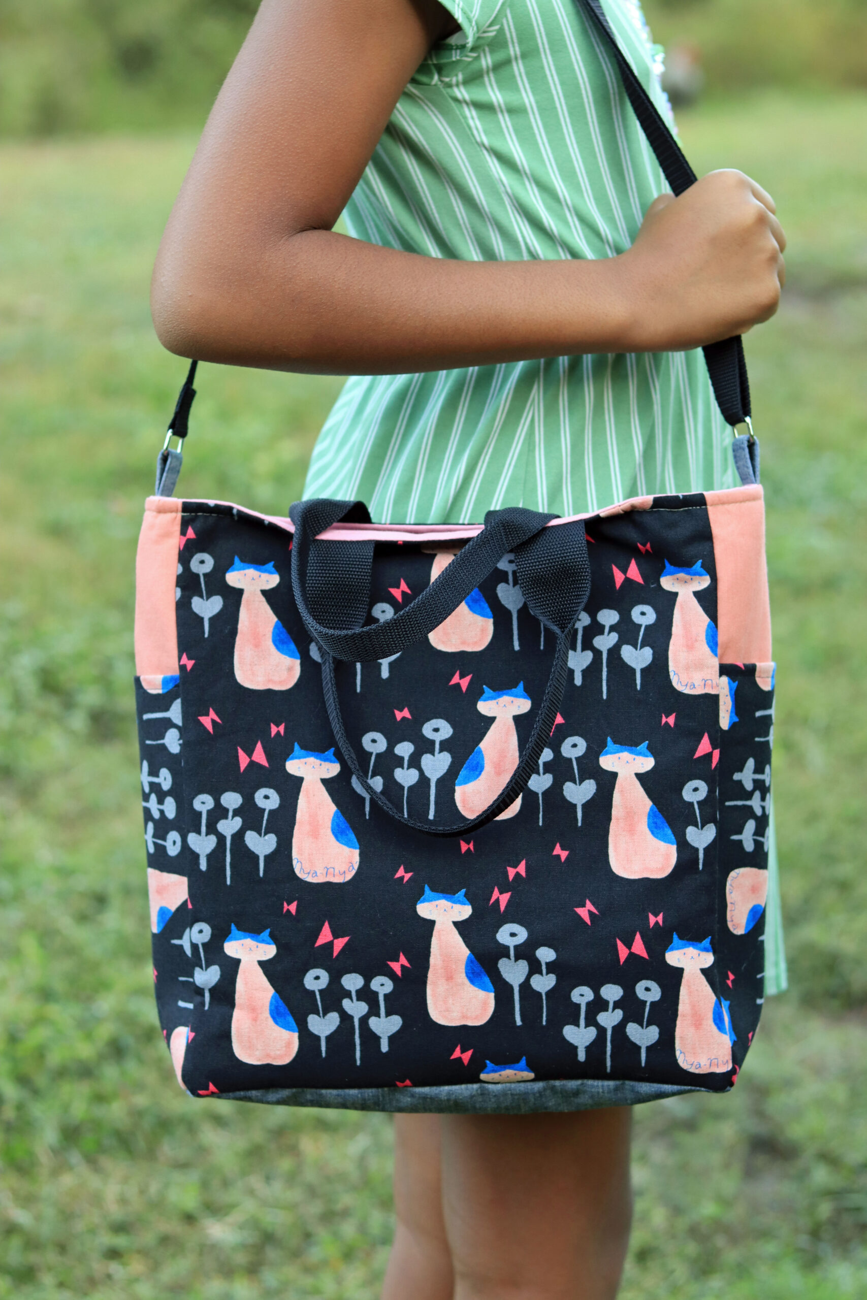 No Sew Hobo Bag tutorial - Crafty Gemini