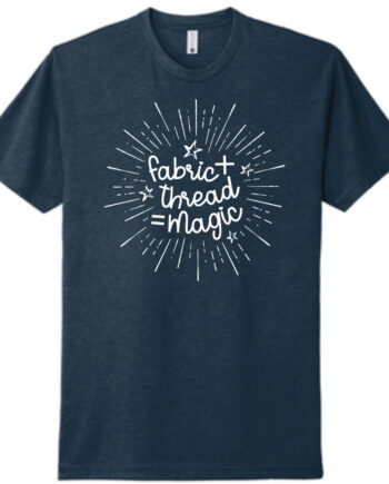 fabric thread magic tshirt by crafty gemini